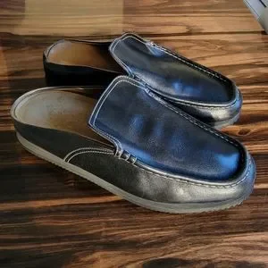 Vintage Hermes Backless Leather Loafer / Mule Hermes Goatskin Oz Mules 38.5 Rose Framboise 1741642  main image 4